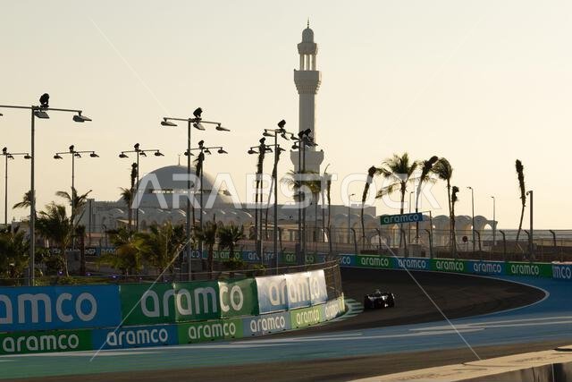 Jeddah, Saudi Arabia. 17th Mar, 2023. Logan Sargeant (USA) Williams Racing FW45. 17.03.2023. Formula 1 World Championship, Rd 2, Saudi Arabian Grand Prix, Jeddah, Saudi Arabia, Practice Day. Photo credit should read: XPB/Press Association Images. Credit: XPB Images Ltd/Alamy Live News