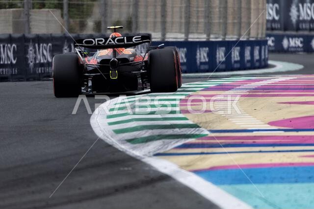 Jeddah, Saudi Arabia. 18th Mar, 2023. Sergio Perez (MEX) Red Bull Racing RB19. 18.03.2023. Formula 1 World Championship, Rd 2, Saudi Arabian Grand Prix, Jeddah, Saudi Arabia, Qualifying Day. Photo credit should read: XPB/Press Association Images. Credit: XPB Images Ltd/Alamy Live News