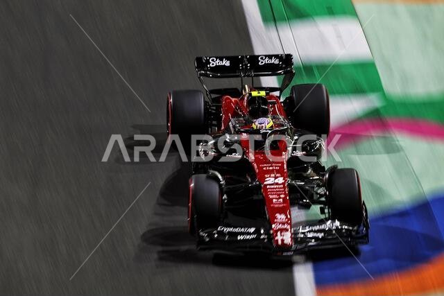 Jeddah, Saudi Arabia. 18th Mar, 2023. Zhou Guanyu (CHN) Alfa Romeo F1 Team C43. 18.03.2023. Formula 1 World Championship, Rd 2, Saudi Arabian Grand Prix, Jeddah, Saudi Arabia, Qualifying Day. Photo credit should read: XPB/Press Association Images. Credit: XPB Images Ltd/Alamy Live News