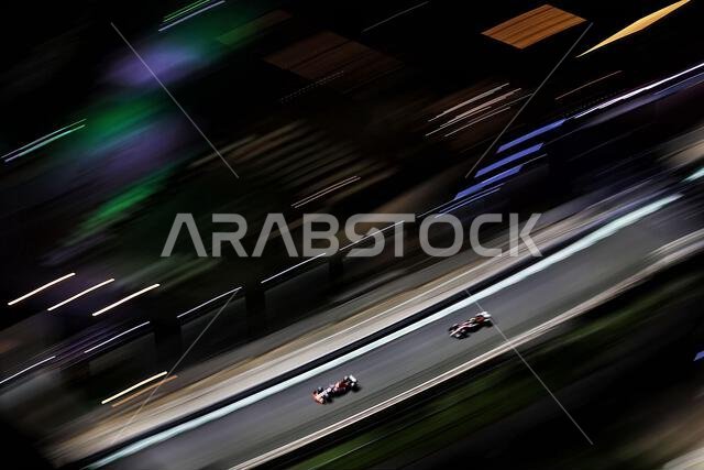 جدة، المملكة العربية السعودية. ١٨ مارس ٢٠٢٣. ماكس فيرستابن (هولندا) ريد بول ريسينغ، سيارة RB19. بطولة العالم للفورمولا ١، الجولة الثانية، جائزة السعودية الكبرى، السبت ١٨ مارس ٢٠٢٣. جدة، المملكة العربية السعودية. حقوق الصورة: جيمس موي/ألامي لايف نيوز