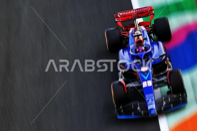 Jeddah, Saudi Arabia. 17th Mar, 2023. Alexander Albon (THA) Williams Racing FW45. Formula 1 World Championship, Rd 2, Saudi Arabian Grand Prix, Friday 17th March 2023. Jeddah, Saudi Arabia. Credit: James Moy/Alamy Live News
