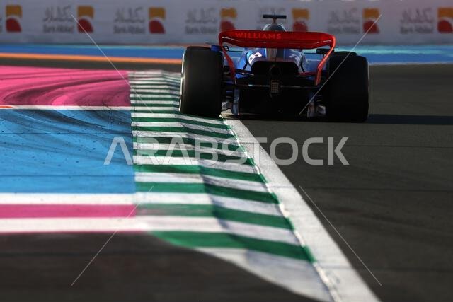 Jeddah, Saudi Arabia. 17th Mar, 2023. Alexander Albon (THA) Williams Racing FW45. Formula 1 World Championship, Rd 2, Saudi Arabian Grand Prix, Friday 17th March 2023. Jeddah, Saudi Arabia. Credit: James Moy/Alamy Live News