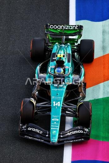 Jeddah, Saudi Arabia. 17th Mar, 2023. Fernando Alonso (ESP) Aston Martin F1 Team AMR23. Formula 1 World Championship, Rd 2, Saudi Arabian Grand Prix, Friday 17th March 2023. Jeddah, Saudi Arabia. Credit: James Moy/Alamy Live News