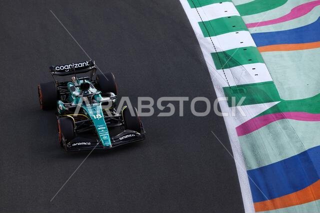 Jeddah, Saudi Arabia. 17th Mar, 2023. Lance Stroll (CDN) Aston Martin F1 Team AMR23. Formula 1 World Championship, Rd 2, Saudi Arabian Grand Prix, Friday 17th March 2023. Jeddah, Saudi Arabia. Credit: James Moy/Alamy Live News