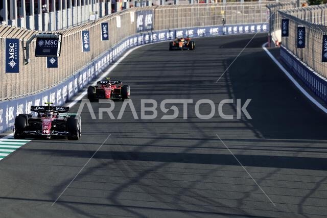 Jeddah, Saudi Arabia. 17th Mar, 2023. Zhou Guanyu (CHN) Alfa Romeo F1 Team C43. 17.03.2023. Formula 1 World Championship, Rd 2, Saudi Arabian Grand Prix, Jeddah, Saudi Arabia, Practice Day. Photo credit should read: XPB/Press Association Images. Credit: XPB Images Ltd/Alamy Live News