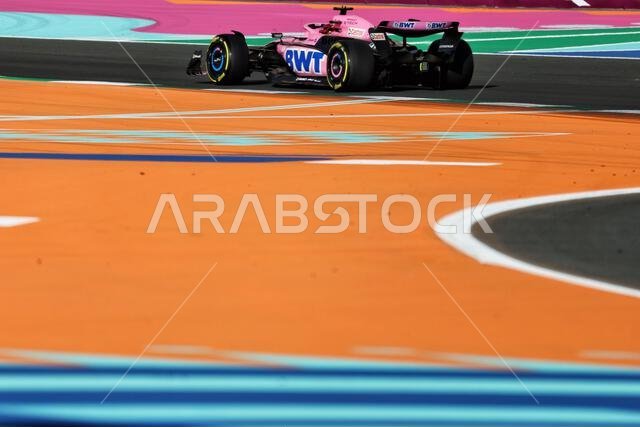Jeddah, Saudi Arabia. 17th Mar, 2023. Esteban Ocon (FRA) Alpine F1 Team A523. Formula 1 World Championship, Rd 2, Saudi Arabian Grand Prix, Friday 17th March 2023. Jeddah, Saudi Arabia. Credit: James Moy/Alamy Live News