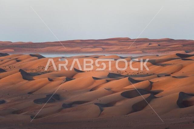 Sunrise in the desert