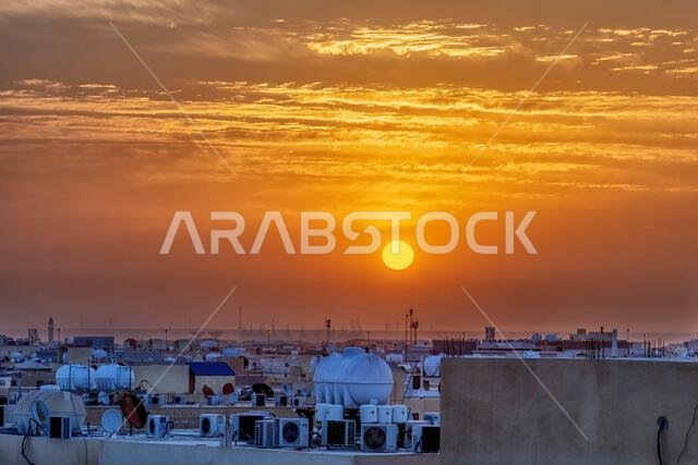 Sunrise over Riyadh