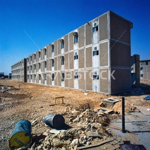 Saudi Arabia Construction Site Building New Flats