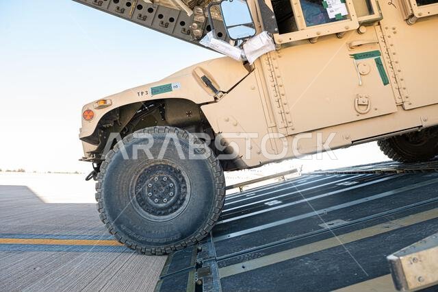 في 16 مايو 2022، قامت طائرة نقل عسكرية من طراز C-17 غلوب ماستر تابعة لسلاح الجو الأمريكي، من طراز M1165A1 متعددة الأغراض ذات عجلات، والمخصصة للواء الإسناد 36، بإنزالها من قاعدة الأمير سلطان الجوية في المملكة العربية السعودية. وكان لواء الإسناد 36 ينفذ أول عملية نقل جوي لوحدة الدعم التكتيكي الجوي في منطقة مسؤولية القيادة المركزية الأمريكية. وتدعم هذه العملية الخطة الاستراتيجية لتحسين العمليات المسرحية للقيادة الأولى للإسناد المسرحي.