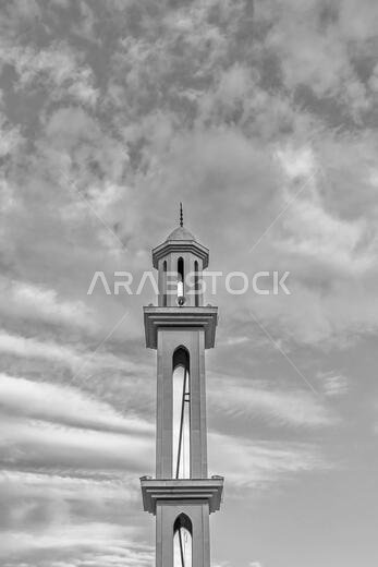 المئذنة رقم 11 أبيض وأسود