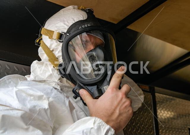 U.S. Air Force Staff Sgt. Brandon Weiss, an aircraft fuel systems craftsman assigned to the 378th Expeditionary Maintenance Squadron, puts on a hydrazine response suit at Prince Sultan Air Base, Kingdom of Saudi Arabia, Aug. 25, 2022. If an F-16CJ Fighting Falcon’s engine ever fails in flight it’ll be flooded with hydrazine to buy the pilot about 17 more minutes to decide their jet's fate, if they choose to land or crash land the hydrazine needs to be neutralized before the jet can be saved. (U.