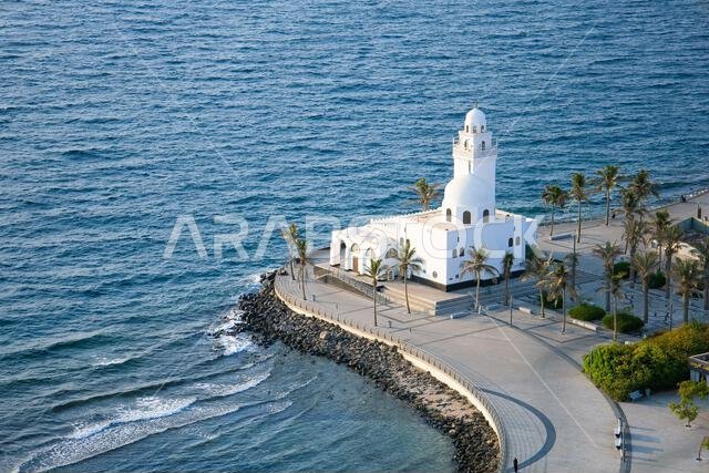 Jeddah, Saudi Arabia - Corniche Mosque, jeddah Waterfront , Red Sea Coast