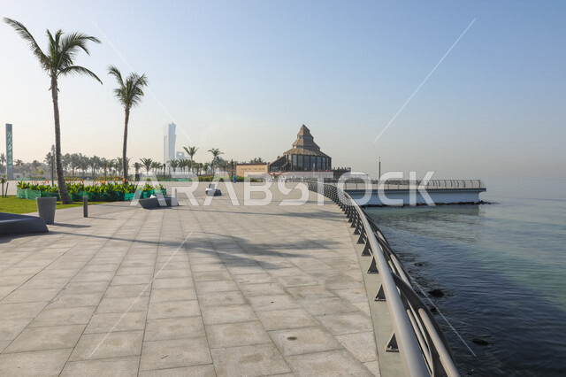 Jeddah waterfront in Saudi Arabia, Jeddah Corniche, coastal places in Jeddah, the coasts of the Red Sea, tourism in Saudi Arabia