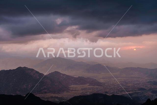 Beautiful landscape of Taif, Saudi Arabia