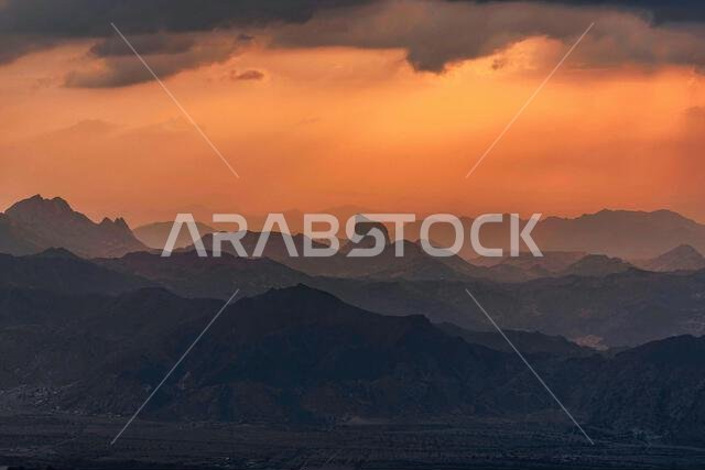 المناظر الطبيعية الخلابة للطائف، المملكة العربية السعودية