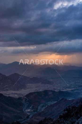 المناظر الطبيعية الخلابة للطائف، المملكة العربية السعودية