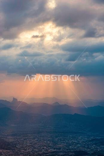 Beautiful landscape of Taif, Saudi Arabia