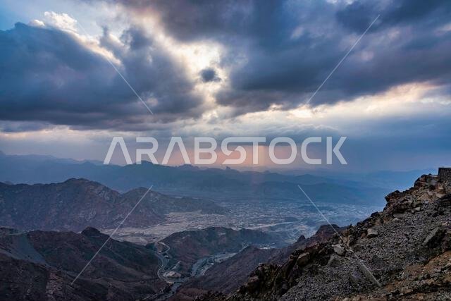 المناظر الطبيعية الخلابة للطائف، المملكة العربية السعودية