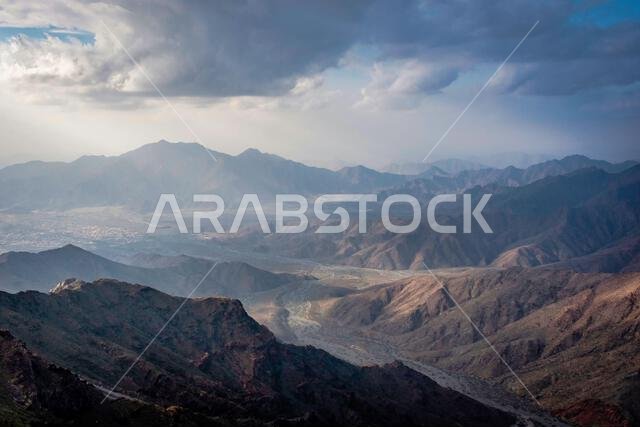 المناظر الطبيعية الخلابة للطائف، المملكة العربية السعودية
