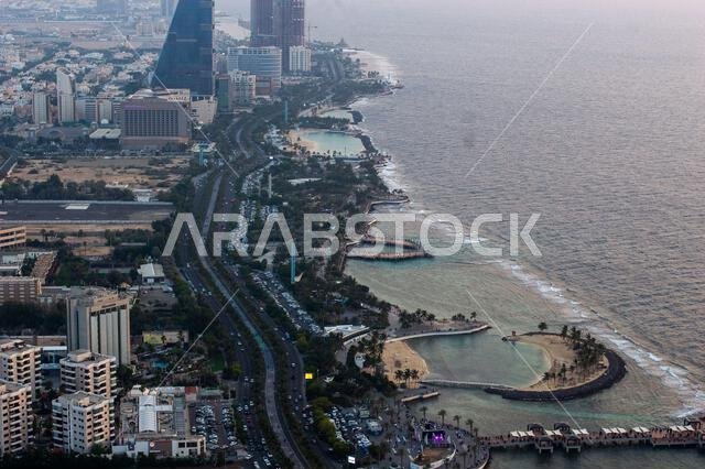 كورنيش جدة، الممتد على طول ساحل البحر الأحمر، كورنيش جدة، الممتد على طول ساحل البحر الأحمر،