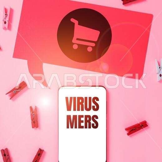 Text sign showing Virus Mers. Business overview viral respiratory illness that first reported in Saudi Arabia