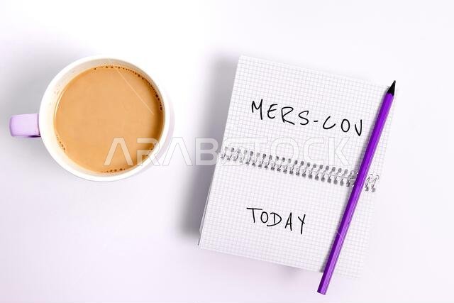 Conceptual caption Mers Cov. Business concept viral respiratory illness that first reported Saudi Arabia