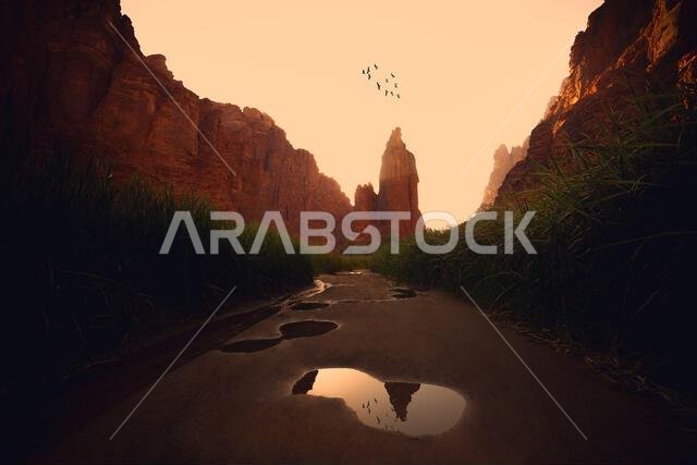 Freshwater reflects the beauty of nature An extraordinary landscape of sandstone is an extraordinary cultural and natural heritage. Surrounded by uniq