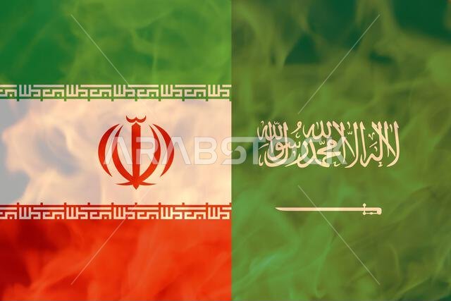 حربٌ مُبهمة بين إيران والسعودية. العلمان الوطنيان لإيران والسعودية. مفهوم الصراع بين السعودية وإيران مع الأعلام