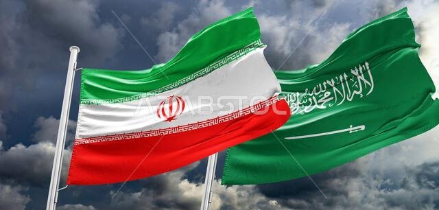 iran and saudi arabia flag