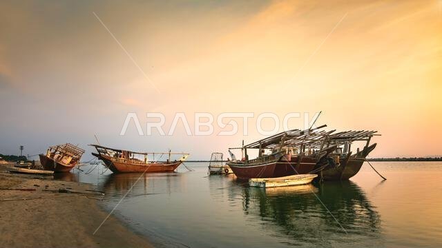 Wonderful Morning view in Dammam sea side Saudi Arabia.