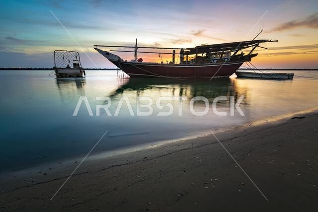 Wonderful Morning view in Dammam sea side Saudi Arabia.