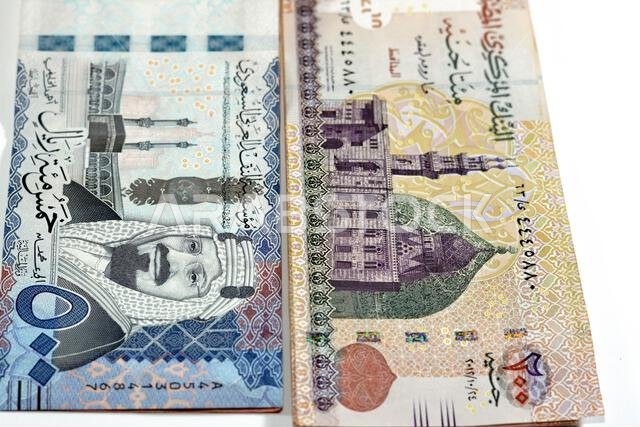 خمسمائة ريال سعودي (500 ريال سعودي) تحمل صورة الملك عبد العزيز آل سعود والكعبة المشرفة، و200 جنيه مصري (200 جنيه مصري) تحمل صورة الملك عبد العزيز آل سعود والكعبة المشرفة. خمسمائة ريال سعودي (500 ريال سعودي) تحمل صورة الملك عبد العزيز آل سعود والكعبة المشرفة، و200 جنيه مصري (200 جنيه مصري) تحمل صورة الملك عبد العزيز آل سعود والكعبة المشرفة.