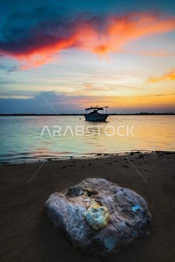 Wonderful Morning view in Dammam sea side Saudi Arabia.