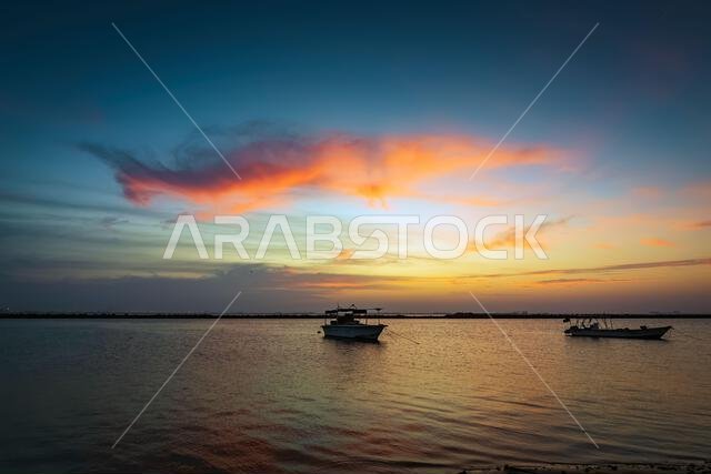 Wonderful Morning view in Dammam sea side Saudi Arabia.