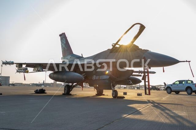 An F-16 Fighting Falcon aircraft, assigned to the 77th Fighter Squadron arrives at Prince Sultan Air Base, Kingdom of Saudi Arabia, Oct. 19, 2022. While assigned to PSAB, the 77th Expeditionary Fighter Squadron mission is to project combat airpower across AFCENT’s area of responsibility, supporting personnel, improving force movement, and showing U.S. and partner nations resolve in the region. 20th Fighter Wing,378th Air Expeditionary Wing,Air Combat Command,Prince Sultan Air Base,U.S. AFCENT,U. An F-16 Fighting Falcon aircraft, assigned to the 77th Fighter Squadron arrives at Prince Sultan Air Base, Kingdom of Saudi Arabia, Oct. 19, 2022. While assigned to PSAB, the 77th Expeditionary Fighter Squadron mission is to project combat airpower across AFCENT’s area of responsibility, supporting personnel, improving force movement, and showing U.S. and partner nations resolve in the region. 20th Fighter Wing,378th Air Expeditionary Wing,Air Combat Command,Prince Sultan Air Base,U.S. AFCENT,U.