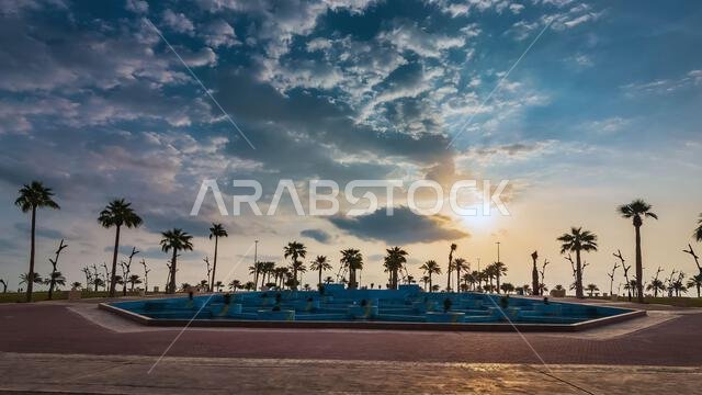 حديقة الخبر منظر صباحي. الخبر – السعودية
