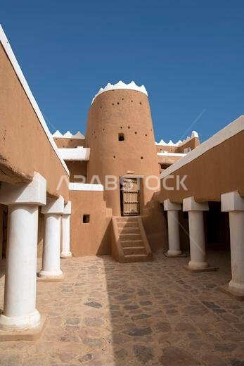 Interior 17th century A'Arif Fort Hail Saudi Arabia