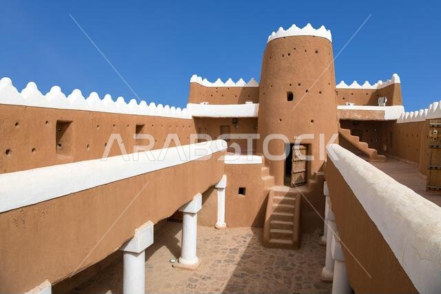 إطلالة من سطح مبنى قلعة عارف في حائل، المملكة العربية السعودية