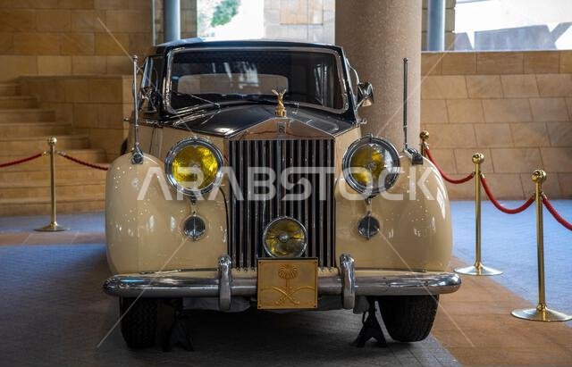 Vintage Rolls Royce Masmak Palace Museum Riyadh Saudi Arabia