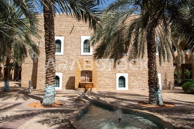 حديقة نافورة وحدائق المتحف الوطني، الرياض، المملكة العربية السعودية