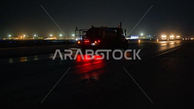A U.S. Airman, assigned to the 577th Expeditionary Prime BEEF Squadron, liquid loosens rubber from a runway on Prince Sultan Air Base, Kingdom of Saudi Arabia, Sept. 9, 2022. The 577th EPBS, one-half of the 1st Expeditionary Civil Engineer Group, establishes and sustains airfield operations at locations where U.S. Air Force aircraft operate. 1st Expeditionary Civil Engineer Group,378th Air Expeditionary Wing,378th Expeditionary Civil Engineer Squadron,577th Expeditionary Prime BEEF Squadron,AFCE A U.S. Airman, assigned to the 577th Expeditionary Prime BEEF Squadron, liquid loosens rubber from a runway on Prince Sultan Air Base, Kingdom of Saudi Arabia, Sept. 9, 2022. The 577th EPBS, one-half of the 1st Expeditionary Civil Engineer Group, establishes and sustains airfield operations at locations where U.S. Air Force aircraft operate. 1st Expeditionary Civil Engineer Group,378th Air Expeditionary Wing,378th Expeditionary Civil Engineer Squadron,577th Expeditionary Prime BEEF Squadron,AFCE