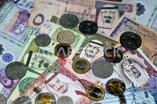 تضم مجموعة العملات الورقية والمعدنية من الريال السعودي، والتي تعود إلى فترات زمنية وقيم مختلفة، صورًا لملوك آل سعود، وهي عملات قديمة.