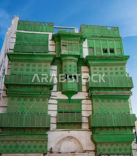 مبنى البلد التاريخي البارز، جدة، المملكة العربية السعودية