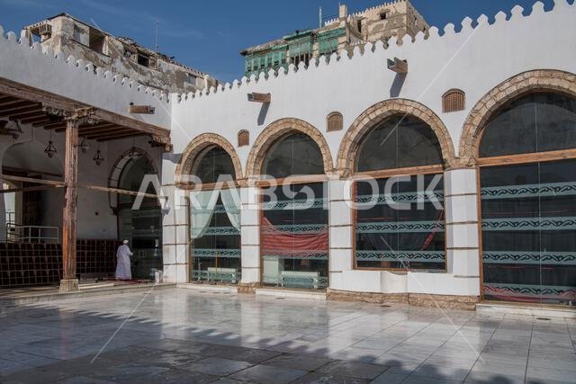 فناء مسجد الشافعي البداد جدة المملكة العربية السعودية