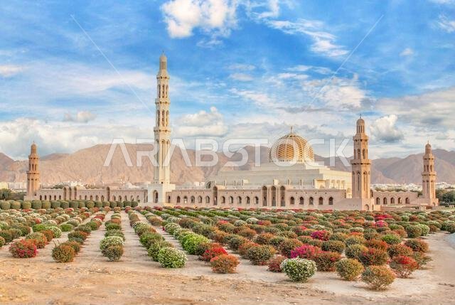 Completed in 2001 and with a total capacity of up to 20,000 worshipers, the Sultan Qaboos Grand Mosque is the largest mosque in Oman