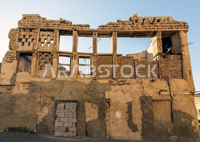 Ruined Building near Tarout Castle, Qatif, Saudi Arabia.