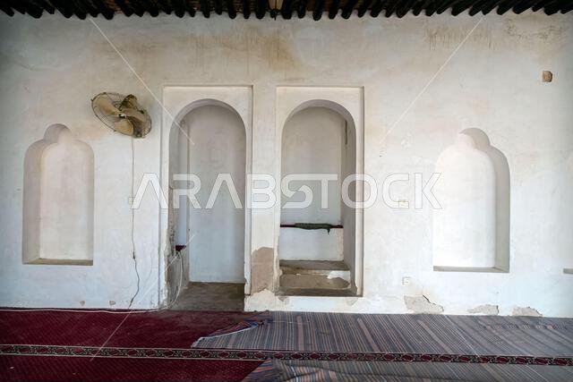 Inside view of historical old Al-Uqair port in Saudi Arabia.