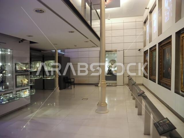 داخل متحف رئاسة الجمهورية في بيليم، لشبونة، البرتغال