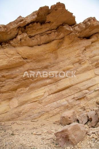 day time up close rock formation